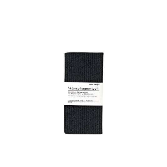 Nordesign Natural Sponge Cloth Black (In Set)