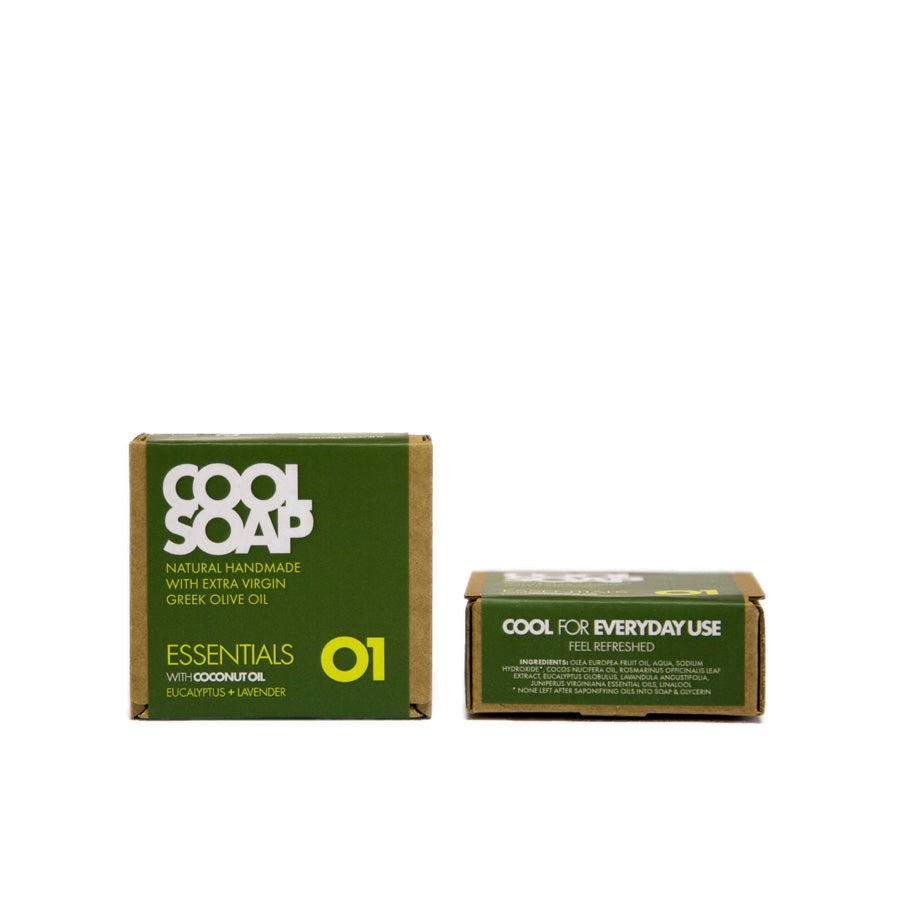 The cool project bar soap essentials eukalyptus & lavender.