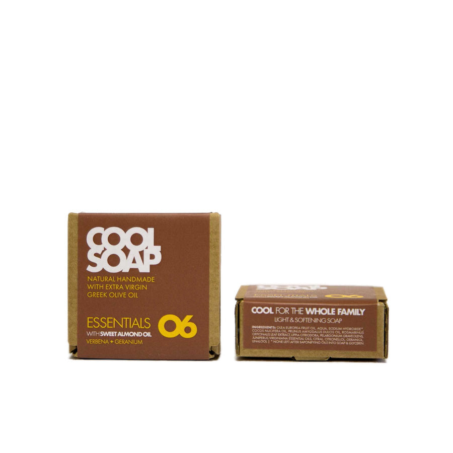 The cool projects soap essentials lemonverbena & geranium.