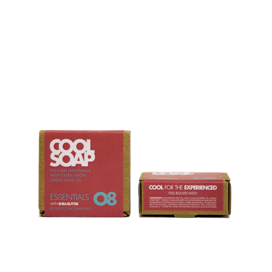 The cool projects soap essentials rosewood & chamomile.