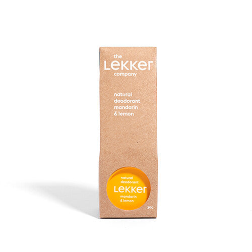 The lekker company deodorant.