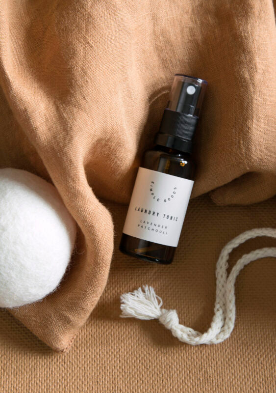 Simple Goods Laundry Tonic will leave your clothes with a wonderful scent of geranium, lavender and patchouli.