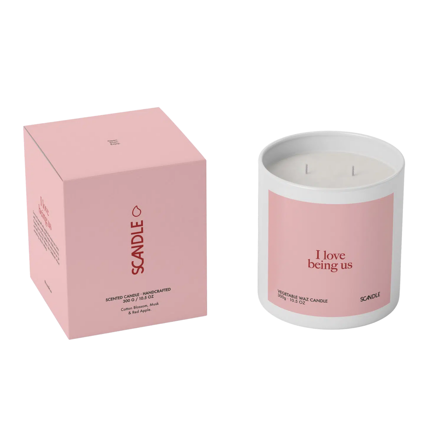 Scandle 'Being Us' Scented Candle 300gr