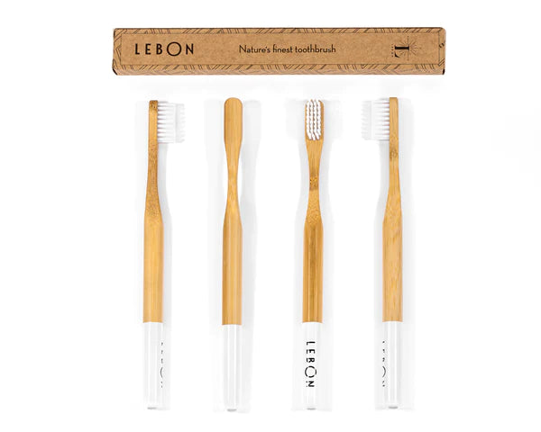 Lebon an eco-friendly bamboo toothbrush for your oral care.