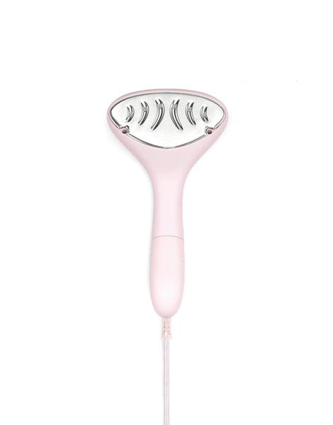 This handheld steamer, Cirrus No.2 Pink, is a sustainable and efficient alternative to both ironing and washing. 