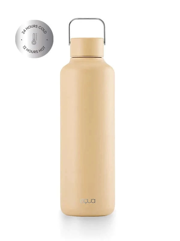 This high-quality stainless steel water bottle with double insulation will keep your drink cold for 24 hours or hot for up to 12 hours.