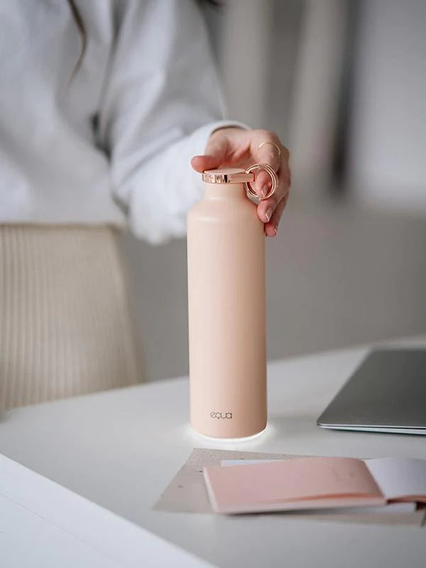 Equa Pink Blush Smart Thermo Bottle