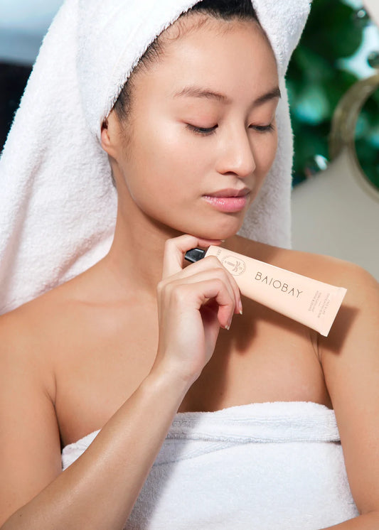 Baiobay face and lips exfoliating scrub with coconut oil.
