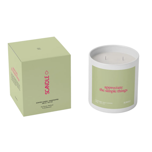 Scandle 'Simple Things' Scented Candle 300gr