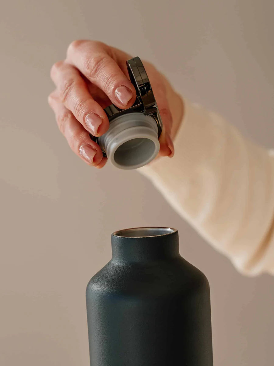 Equa Dark Grey Thermo Bottle