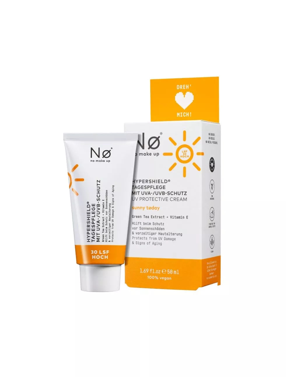 Nø Cosmetics Hypershield UVA/UVB Protective Cream 50ml