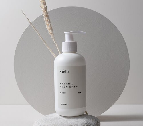 Nourishing organic body wash, specially designed to cleanse gently while leaving the body soft and smooth