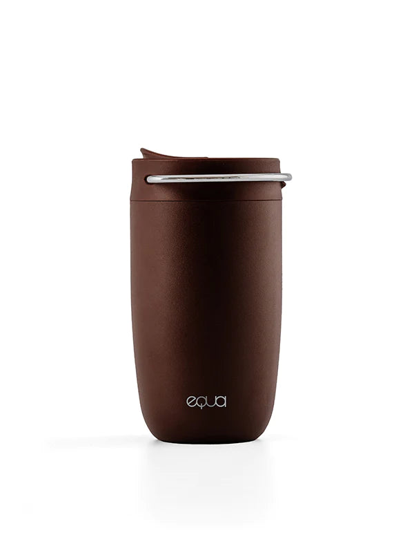 Equa cup brown silver.